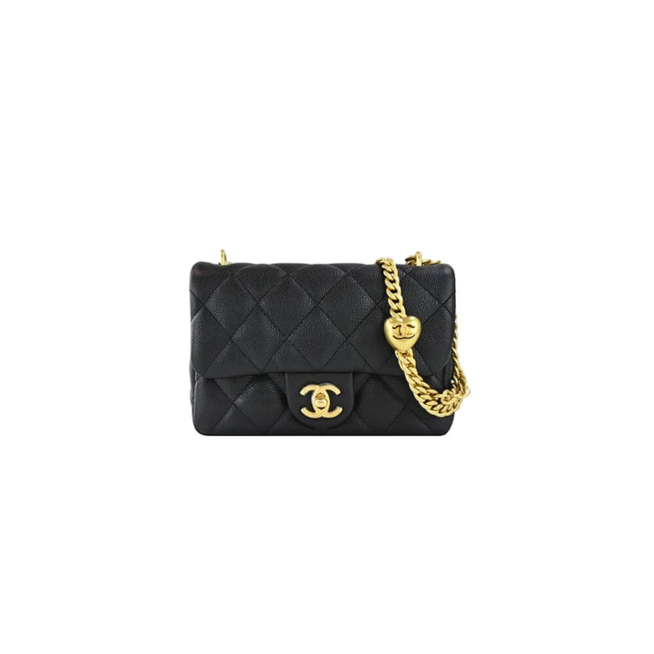 Chanel Love Gold Ball Chain Shoulder Bag