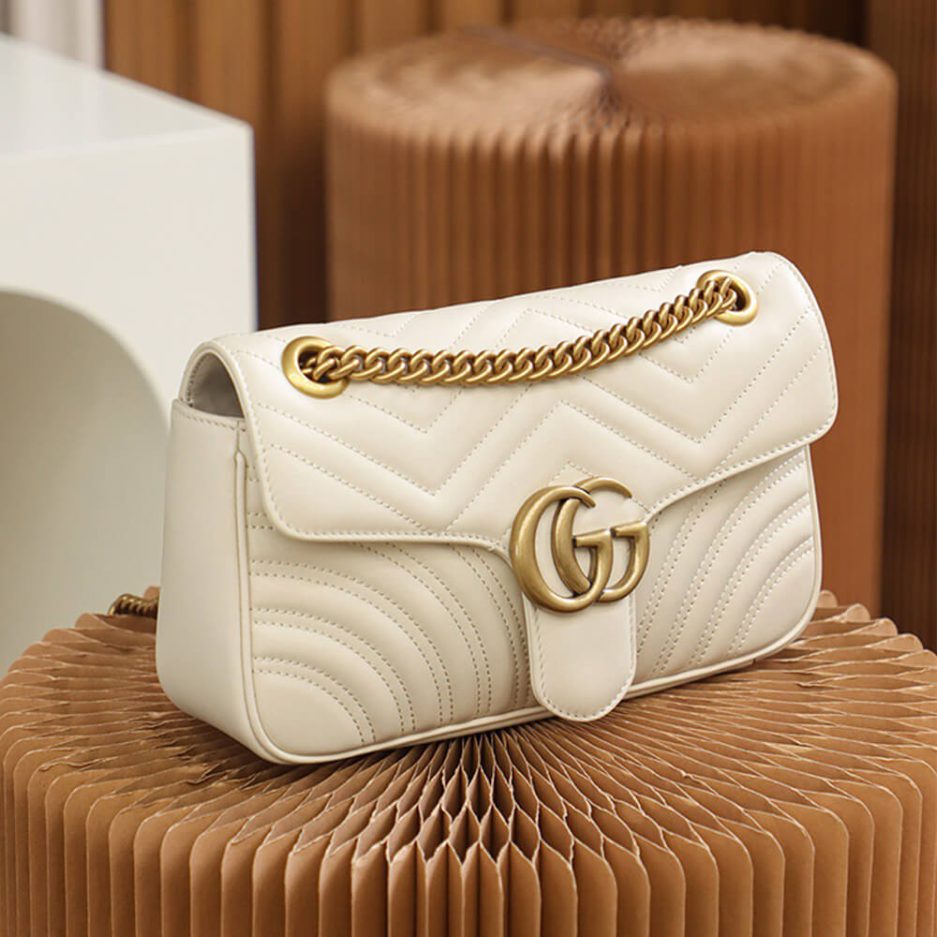 GUCCI Marmont small matelasse shoulder bag