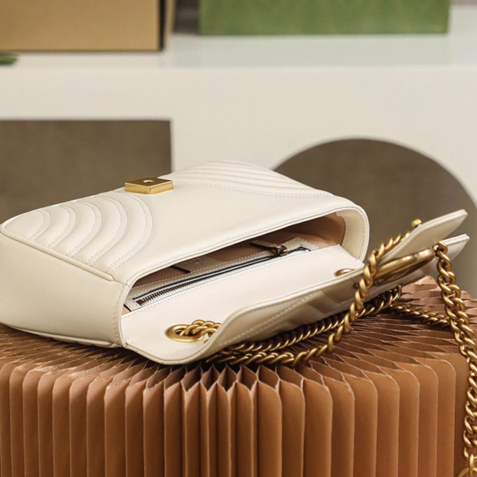 GUCCI Marmont small matelasse shoulder bag