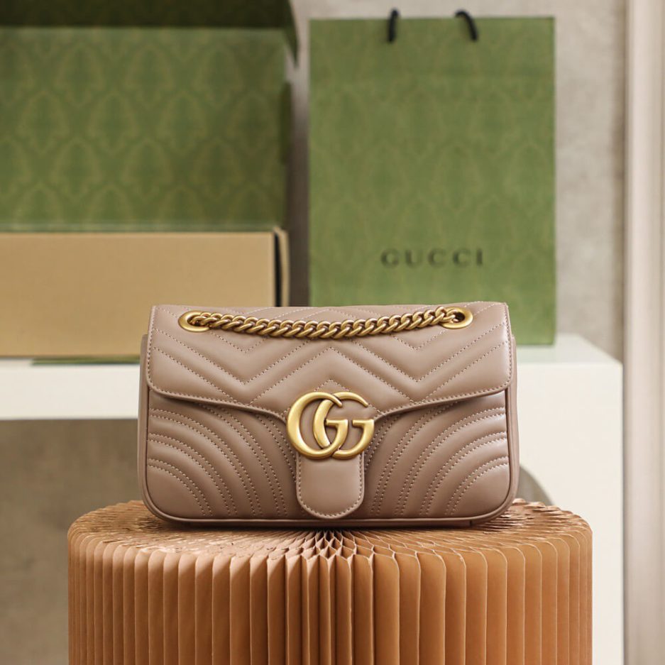 GUCCI Marmont small matelasse shoulder bag