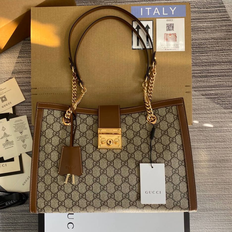 Gucci Padlock medium GG shoulder bag