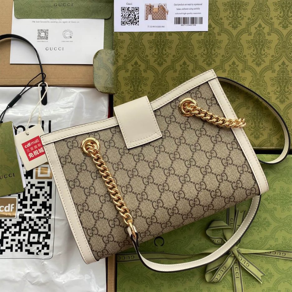 Gucci Padlock small GG shoulder bag