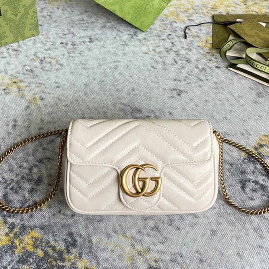 Gucci GG Marmont Matelasse Leather Super Mini Bag