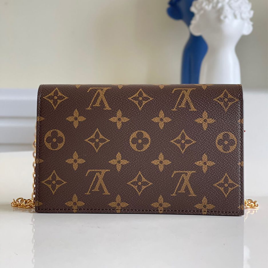 LOUIS VUITTON FLORE CHAIN WALLET