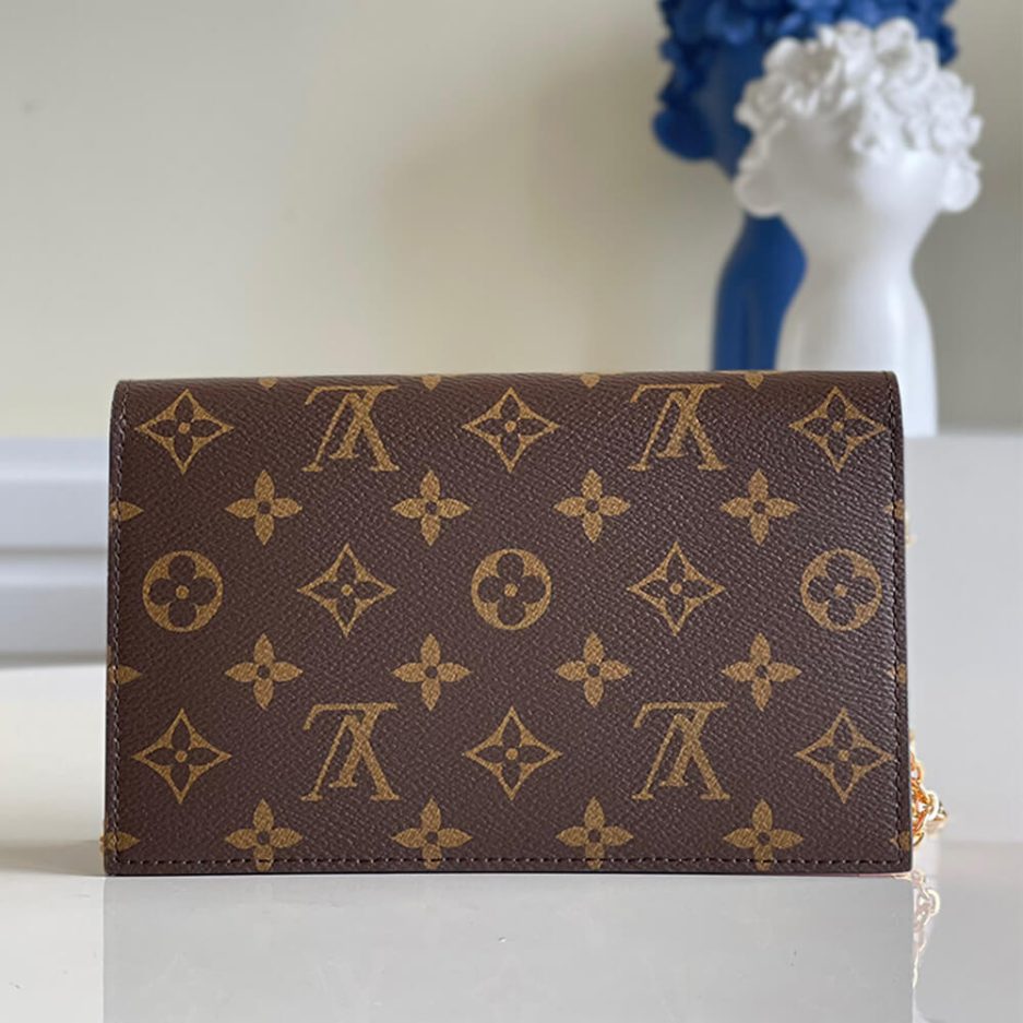 LOUIS VUITTON FLORE CHAIN WALLET