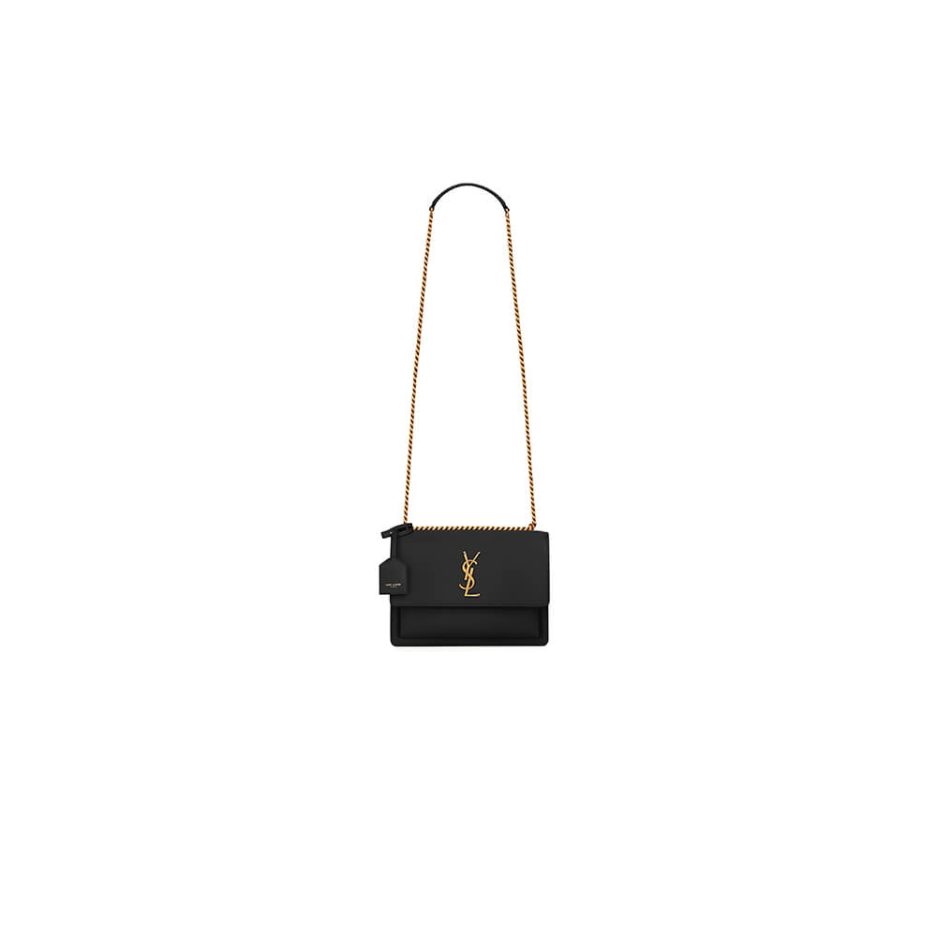 YSL SUNSET MEDIUM CHAIN BAG IN SMOOTH LEATHER